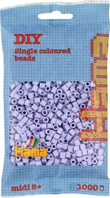 Produktbild von Hama Bügelperlen midi heller lavendel im Beutel 1.000 Bügelperlen