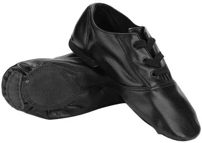 Immagine prodotto di Scarpe da ballo leggere con suole antiscivolo, realizzate in materialePoliuretanoresistente, adatte sia per adulti che per bambini, ideali per l'allenamento di danza e molto confortevoli