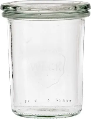 Obrázek produktu pro Zavařovací sklenice Weck 160 ml, s víčkem, sada 3 ks