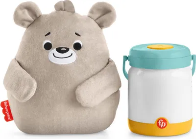 Image de Doudou ourson Fisher-Price, veilleuse, projection d'étoiles