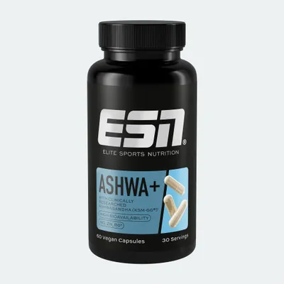 Produktbild von ESN Ashwa+ 60 Ashwagandha Kapseln