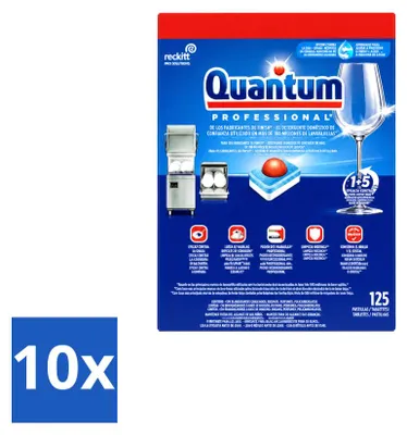 Produktbild von 10 x Finish Quantum Professional All-in-One Spülmaschinentabs - Vorteilspackung - 10 Stücke