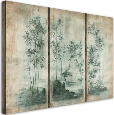 Produktbild von Feeby - Leinwand Bilder - Pflanzen Natur Vintage - 30x20 cm - Deko Wohnzimmer - Wandbilder Schlafzimmer - Deko Aesthetic - Wand Deko - Leinwand Groß - Deko Zimmer - Leinwandbilder XXL