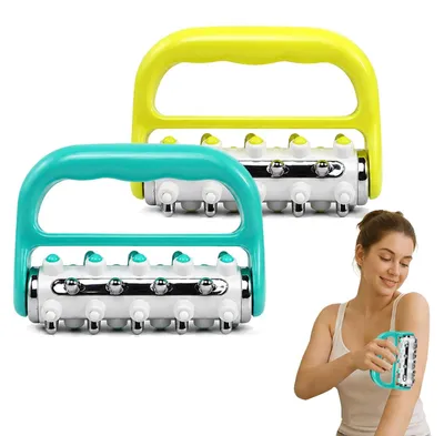 Produktbild von Set mit 2 Massage Rollern für Lymphdrainage und Hautpflege