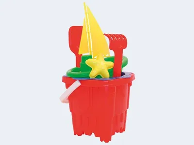 Produktbild von Eimergarnitur Burg 22cm 6tlg