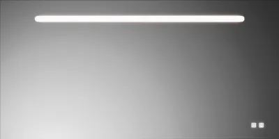 Image de burgbad Lin20 miroir lumineux avec éclairage LED horizontal, mélamine, 1400x30x700mm, SIIX140PN529