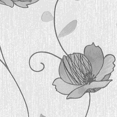 Produktbild von Vliestapete 10338-10 Tapete Blumen Floral 0.53 x 10.05 m Erismann Cyrill Grau