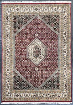 Produktbild von Teppich CLASSIC BIDJAR | Farbe: Rot; Größe: 250x300 cm | strapazierfähig und leicht zu reinigen | Wohnzimmer | Schlafzimmer