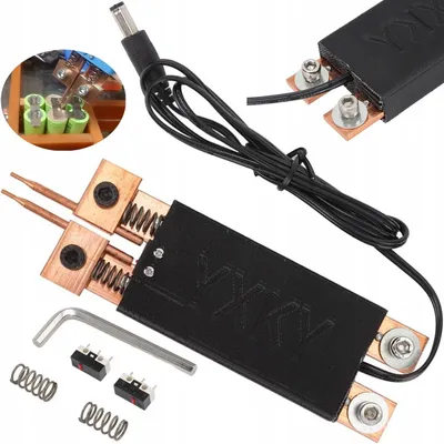 Image de Rosfix Poignée de Soudage Set Sunkko 18650 – Poignée de Soudage Par Points pour Machines à Souder Par Points 737G+, 737DH, 709 | Cuivre, 800 A