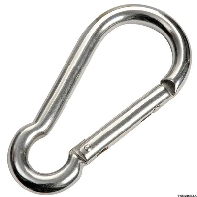 Obrázok produktu pre Karabína bez kolíka AISI 316 6 mm , 10 kusov