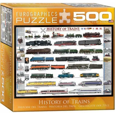 Produktbild von EUROGRAPHICS Puzzle Zug Geschichte XL 500 Teile