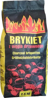 Obrázok produktu pre Drevené Uhlné Brikety 2,5 Kg - W-994Wgd Bx