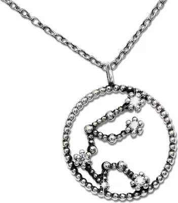 Produktbild von SilberDream Halskette 925 Silber 45cm Sternzeichen Wassermann Schmuck D2SDK8502W