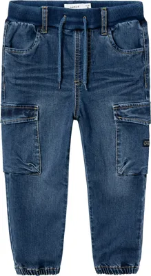 Produktbild von NAME IT Bequeme Baggy Jeans Cargo Hose Stretch Denim Jogger Pants NMMBEN Größe: