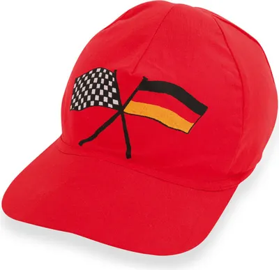 Produktbild von Herren Kinder Rennfahrer Basecap Mütze Caps Karneval Fasching Halloween Cosplay Gr. 55 - 60 cm