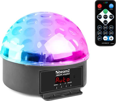Produktbild von BeamZ JB60R, Disco Laserprojektor, Schwarz, LED, 6 Lampen, Blau, Grün, Violett, Rot, Weiß, Gelb, Auto, DMX, Master/Slave