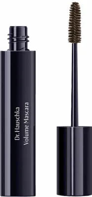 A product shot of mascara with the wand extended.