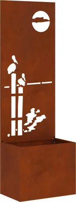 Produktbild von vidaXL Garten Sichtschutz-Leinwand Rostig 50 x 32 x 150 cm
