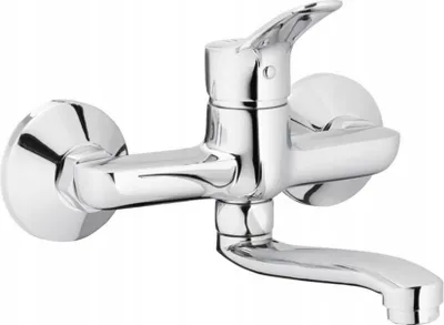 Immagine prodotto di Miscelatore per lavabo a parete cromo Miscelatore per lavabo Morris