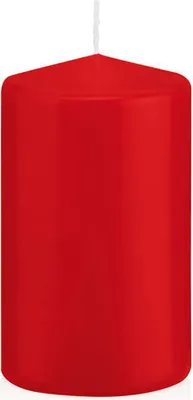 Produktbild von Wiedemann Stumpenkerzen Rot 100 x Ø 58 mm, 16 Stück