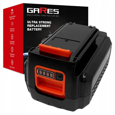 Zdjęcie produktu dla Gares Wkład do Akumulatora Black & Decker BL20362 CLMA4820L2 CLMA4825L2-QW LBX2040 | 40 V 2 Ah Inny | Pakiet Ogniw do Regeneracji | Wysoka Wydajność Gares®