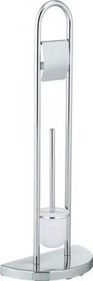 Produktbild von WENKO WC-Garnitur Raumwunder silber Metall