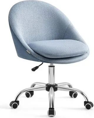 Produktbild von SONGMICS Homeoffice Stuhl, Drehstuhl, Schreibtischstuhl, blau