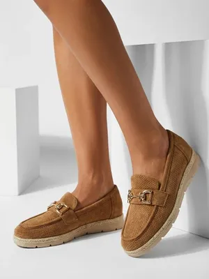 Produktbild von Damen Mokassins aus Öko-Wildleder Charlis, Größe 39