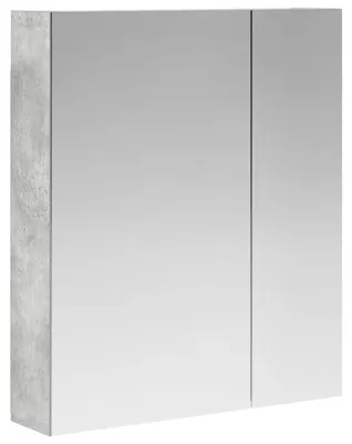 Produktbild von Badezimmerspiegelschrank Beton Grau 60 x 14,5 x 70 cm