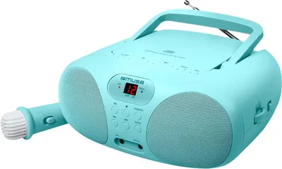Image de Muse | Lecteur CD portable avec radio Sing-A-Long | MD-203 KB | Entrée AUX | Lecteur CD | Radio FM