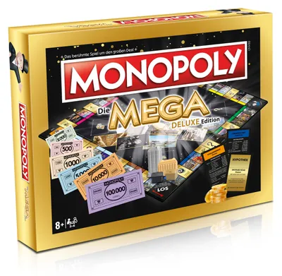Produktbild von Monopoly - Mega Deluxe Edition Luxus Brettspiel Spiel Gesellschaftsspiel