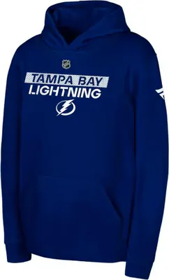 Produktbild von Dětská mikina Tampa Bay Lightning NHL Authentic Pro Hood Po Hoodie Outerstuff Authentic Pro Tampa Bay Lightning Junior Hooded Pullover Blau L Jungen Blau L