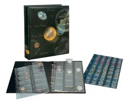 Produktbild von SAFE ARTline Münzalbum 7383, weichmacherfrei, für 134 Münzen, inkl. 4 Münzblätter