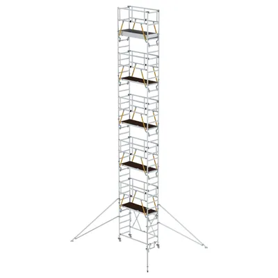 Produktbild von MUNK Klappgerüst SG 0,75x1,80m mit Ausleger und Sicherheitsgeländer 11,89m AH