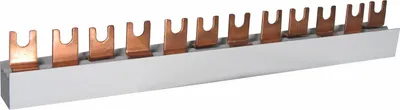 Produktbild von Gabelanschluss-Sammelschiene 1P 63A 10mm2 (54 Module) IZ10/1F/54 002921142