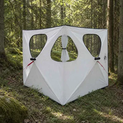 Produktbild von Huntingzelt mit Dach Weiß Blackout 145 x 145 x 150 cm - Campingzelte c2625