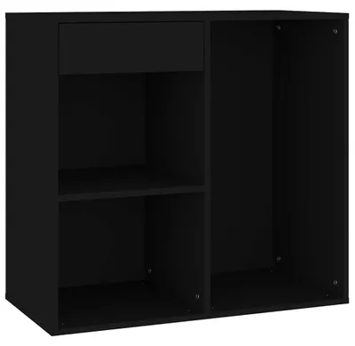 Obrázok produktu pre vidaXL Kozmetická skrinka čierna 80x40x75 cm Materiál drevo