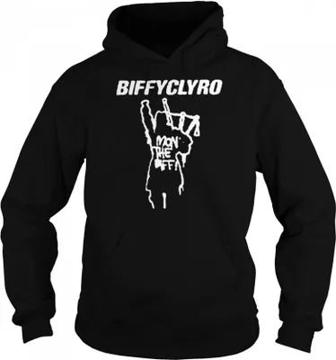 Produktbild von Biffy Clyro - "Mon The Biff" Kapuzenpullover für Herren/Damen Uni RO6713 (M) (Schwarz)