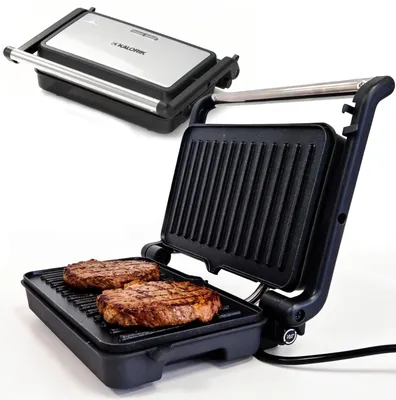 Zdjęcie produktu dla Opiekacz Toster Grill Kanapek Panini Tortilla 1200W Powłoka Non Stick 180°