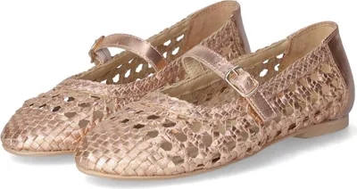 Produktbild von Bullboxer Damen Spangenballerinas Rosegold Glattleder Größe: 39