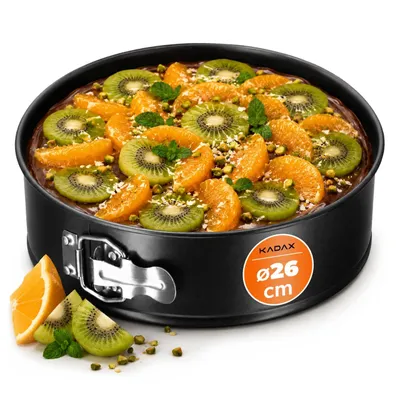 Produktbild von KADAX Backblech für Torten "Lodi", Tortenform, runde Backform, Kuchenform 26cm
