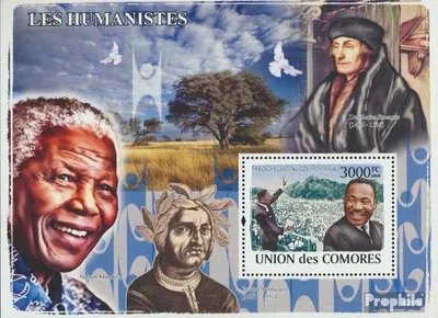 Produktbild von Briefmarken Komoren 2008 Mi Block 454 (kompl. Ausg.) postfrisch Humanisten