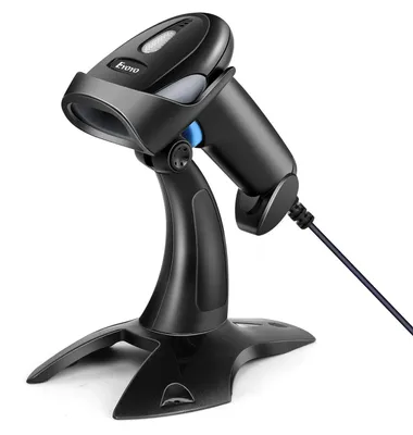 2D/1D Barcode-Scanner USB mit Halter, QR-Code, tragbar