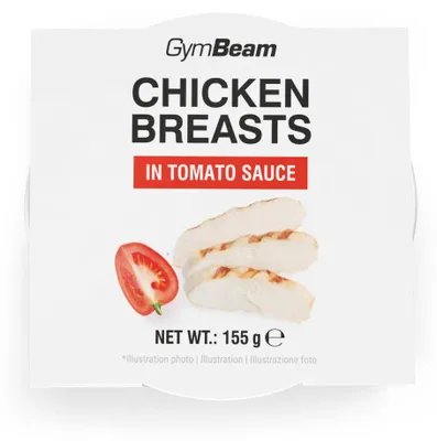 Produktbild von GymBeam - Hähnchenbrust in Tomatensoße, 155 g