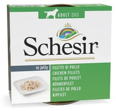 Obrázok produktu pre Konzerva SCHESIR kuracie v želé 150g