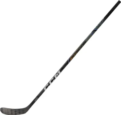 A hockey stick is shown against a white background.