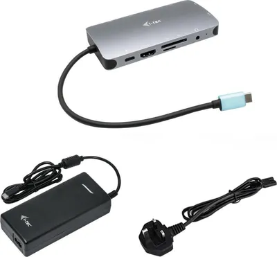 Image de i-tec USB-C Metal Nano Dock HDMI/VGA with LAN + Charger 112W