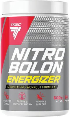 Produktbild von Trec Nutrition Nitrobolon Energizer Pre-Workout Pulver, 600 g Dose Tropical