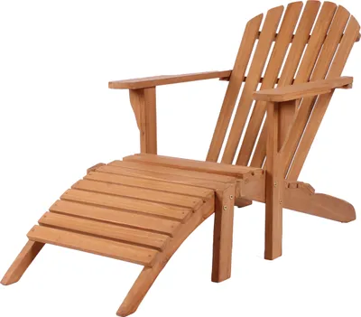Produktbild von Teakholz Gartenliege/Sessel - bene living - Adirondack Montreal