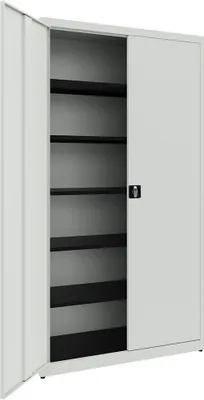 Produktbild von mauser Stahlschrank 790392A0 lichtgrau 120,0 x 50,0 x 220,0 cm